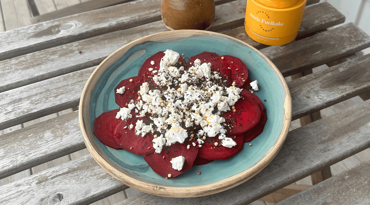 Beetroot Carpaccio & Furikake - Lofoten Seaweed