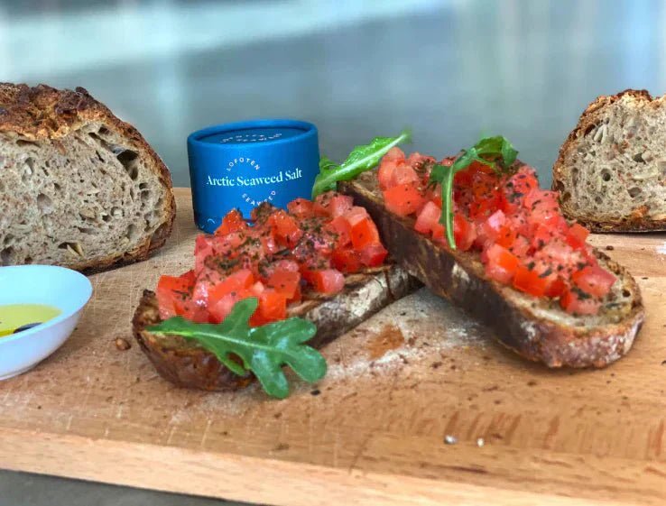 Tomatbruschetta med Arctic Seaweed Salt