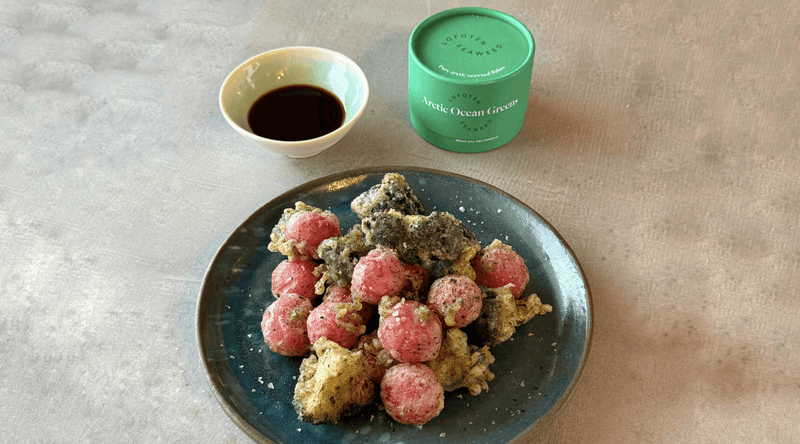 Broccoli & Radish Seaweed Tempura - Lofoten Seaweed